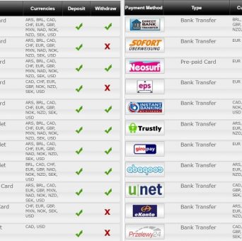 Platinum Play banking methods