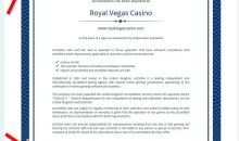 royal vegas ecogra certificate