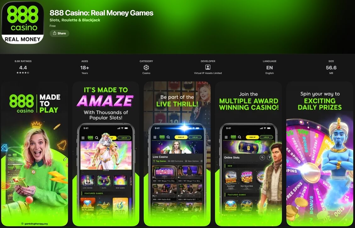 888 casino app